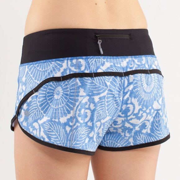 Lululemon Run Speed Short | Beachy Floral | Size 6 - Picture 1 of 5